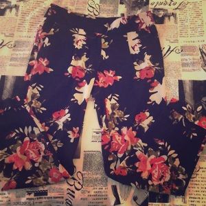 Loft Floral Ankle Pant
